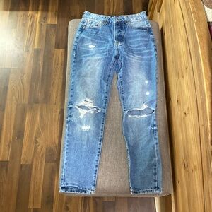 Angel kiss distressed jeans